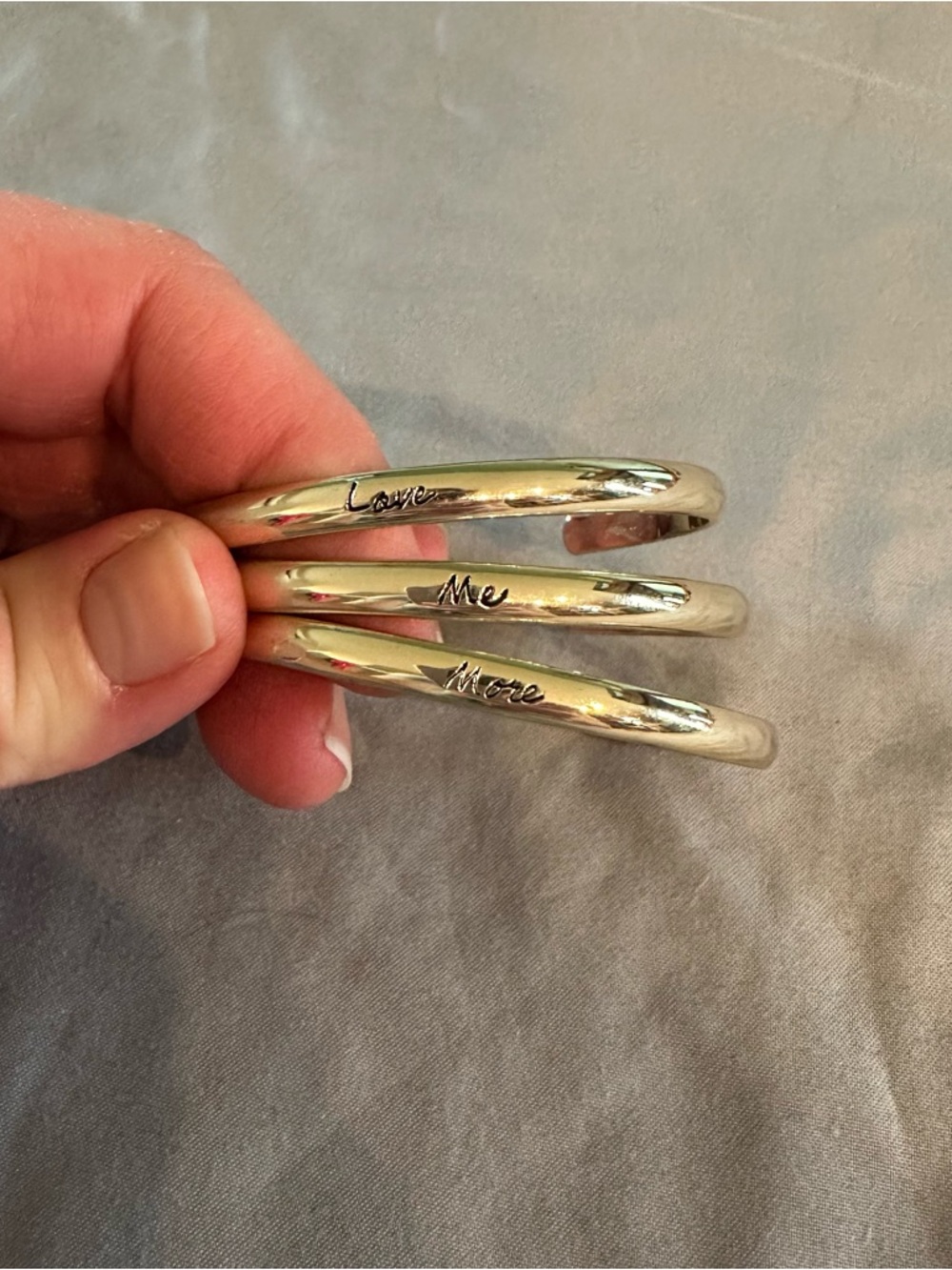 Set of 3 Gold Bangles - Gold